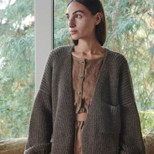 First Rite Sweater Coat in Cocoa